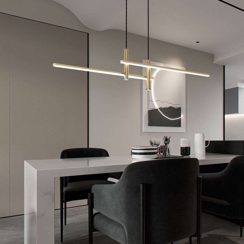 Pria Pendant Light Modern Linear Dining Room