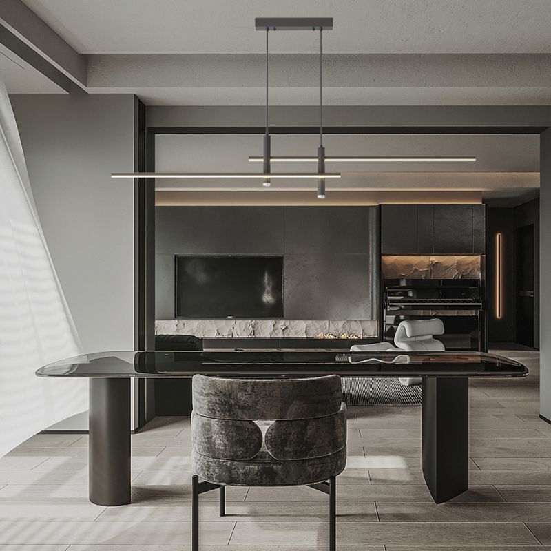 Pria Pendant Light Modern Linear Dining Room