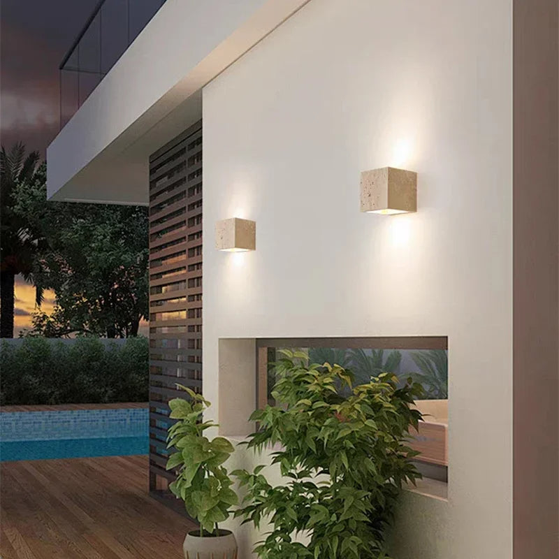 Sabiglow | Modern Wabi-Sabi LED Wall Light for Indoor & Outdoor Use