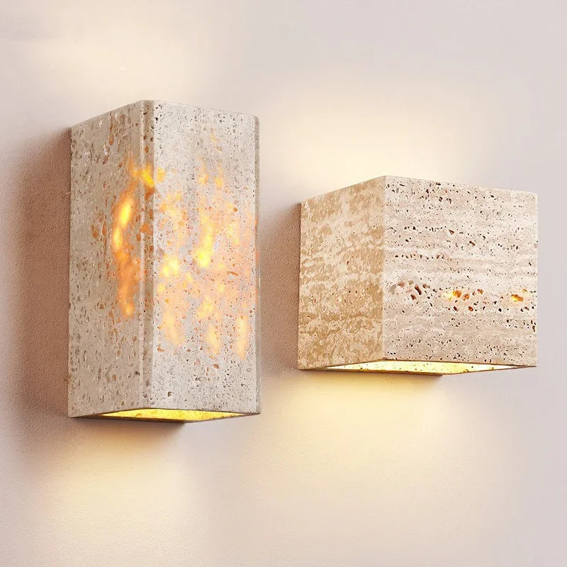 Sabiglow | Modern Wabi-Sabi LED Wall Light for Indoor & Outdoor Use