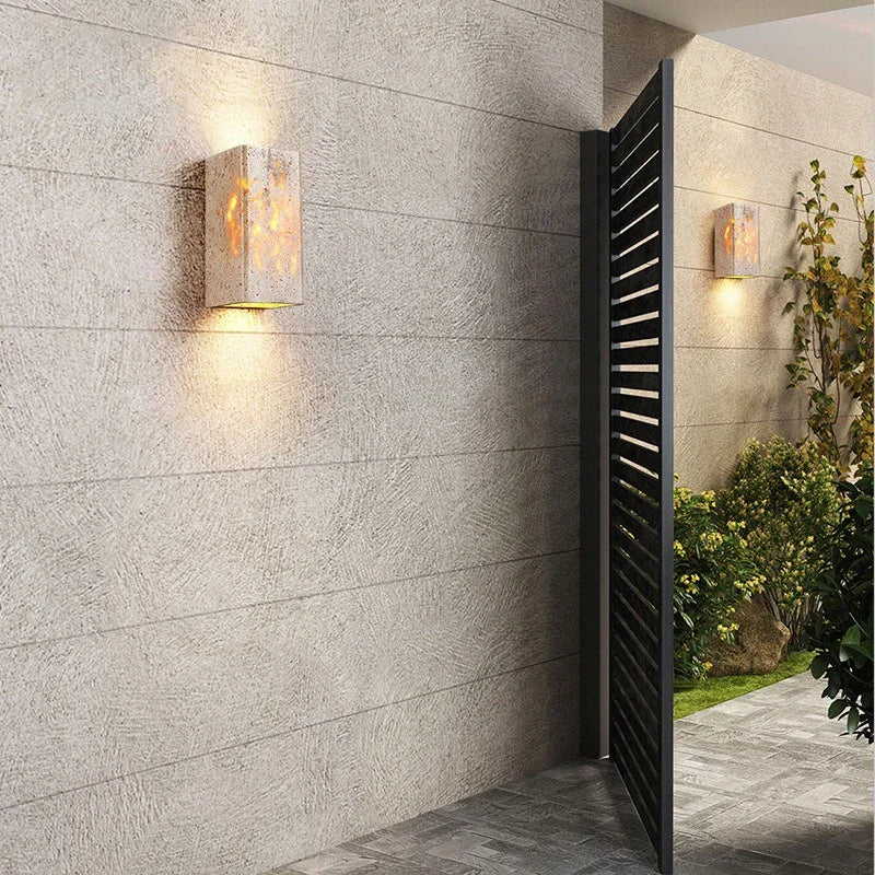 Sabiglow | Modern Wabi-Sabi LED Wall Light for Indoor & Outdoor Use