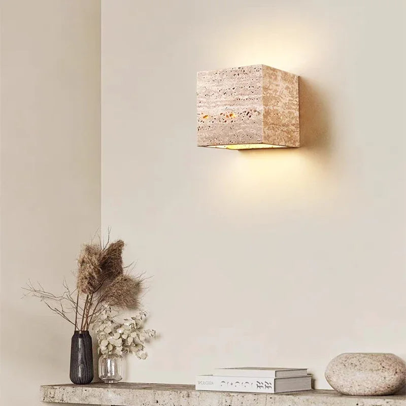Sabiglow | Modern Wabi-Sabi LED Wall Light for Indoor & Outdoor Use