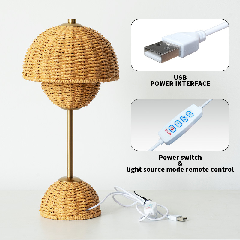 Bamboo LED Table Lamp
