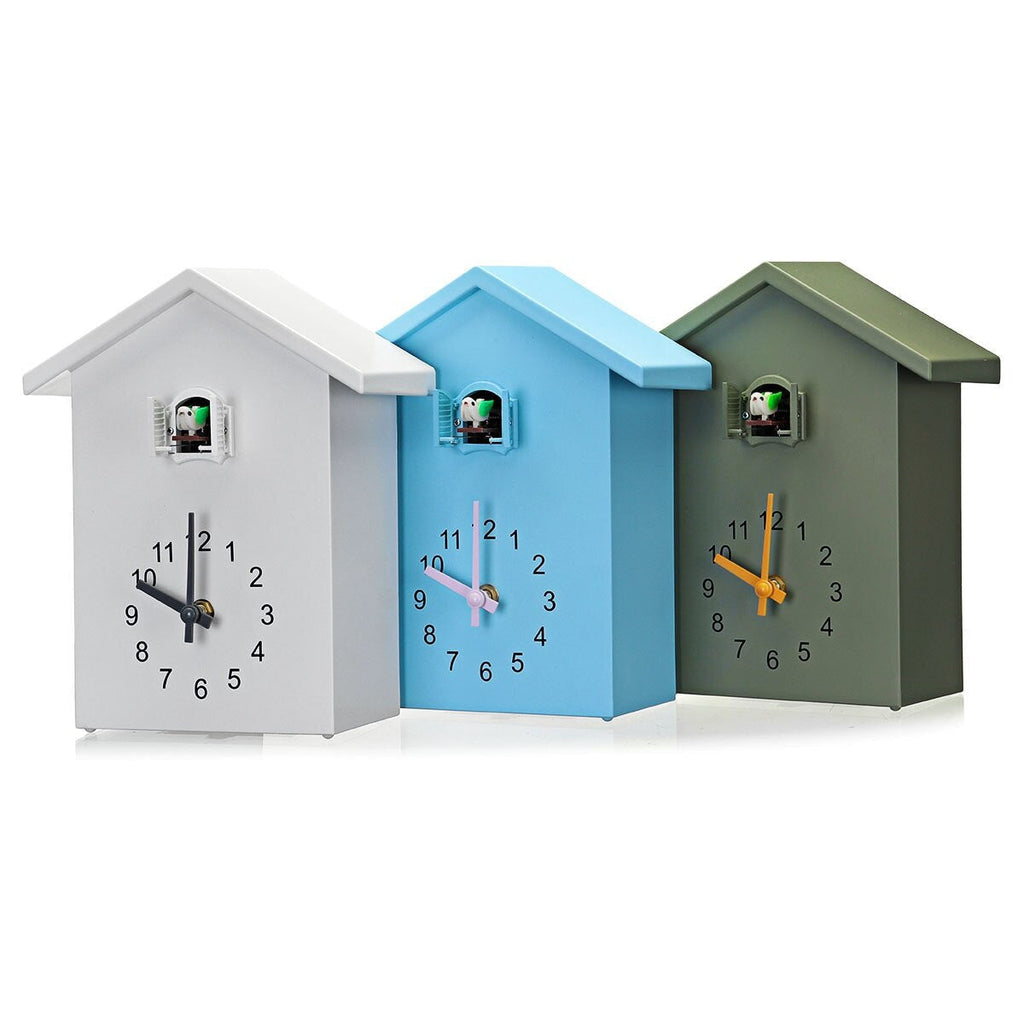 Classic Cuckoo Clock with Playful Sound – Traditional Decor in Blue, White, and Green