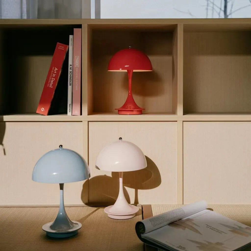 Cordless LED Table Lamp with Dimmable Brightness – Rechargeable and Portable Lighting Solution