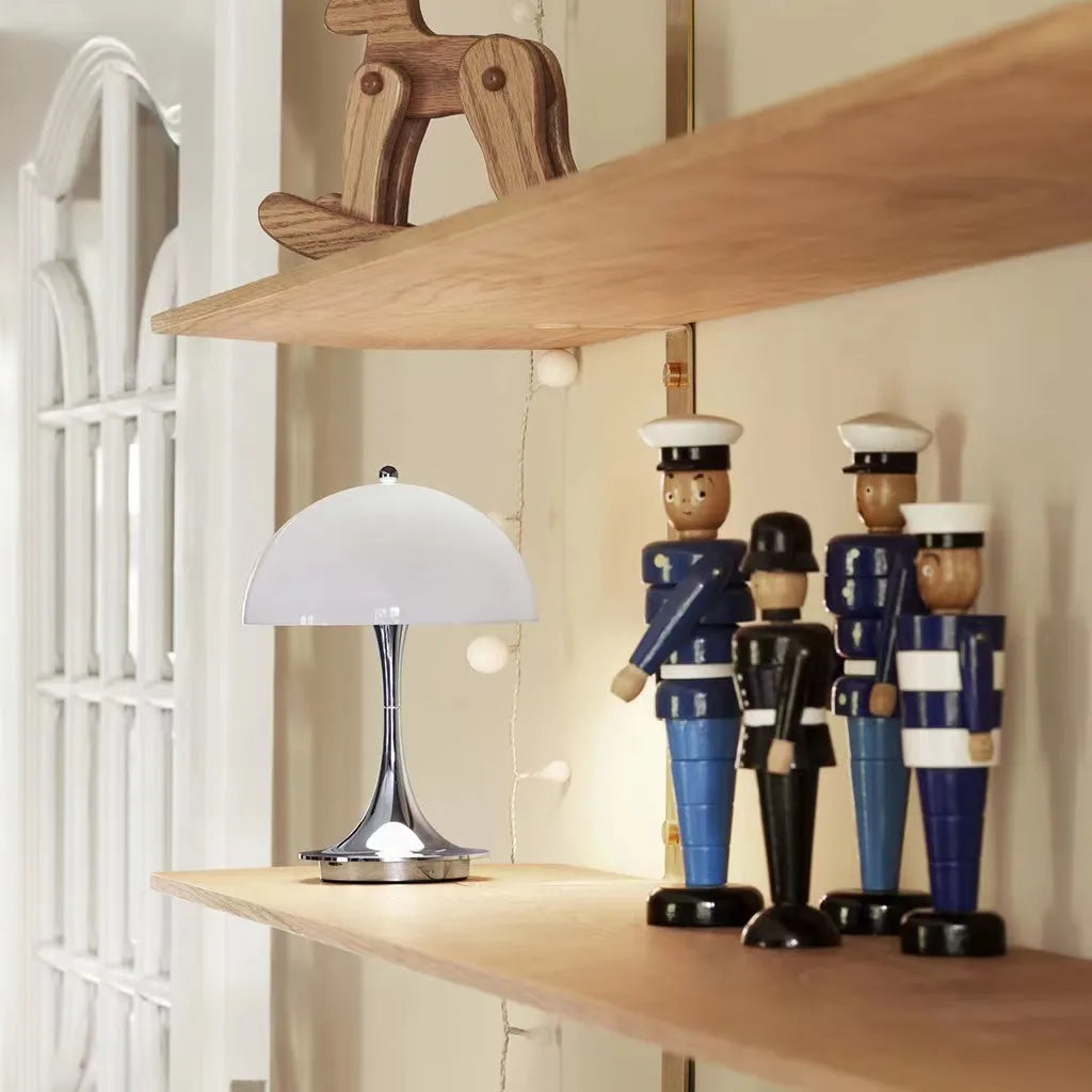 Cordless LED Table Lamp with Dimmable Brightness – Rechargeable and Portable Lighting Solution