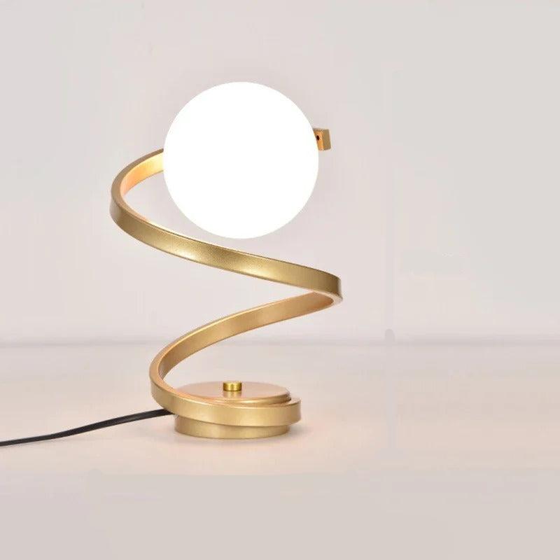Dimmable Globe Table Lamp with Adjustable Brightness – Modern Bedside or Desk Lighting for Stylish Bedrooms
