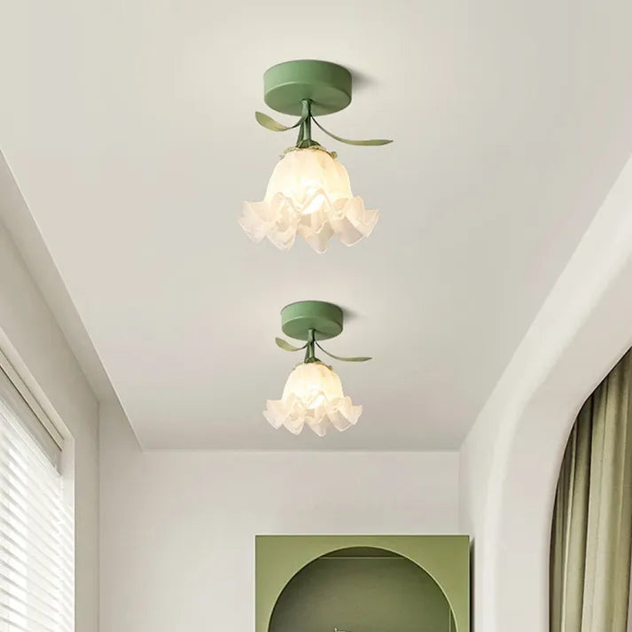 Elegant Tiffany Ceiling Light Fixture – Vintage Iron and Glass Design, 7.87 Diameter, E27 Bulb Base, CE/UL Certified