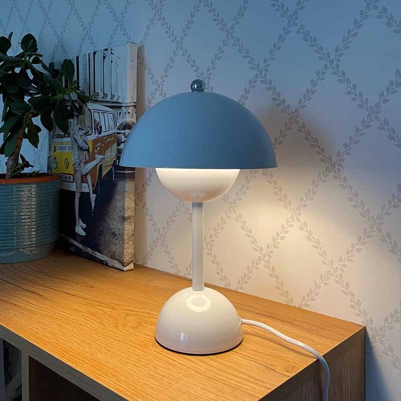 Elegant USB Rechargeable LED Table Lamp with Touch Control and Adjustable Brightness