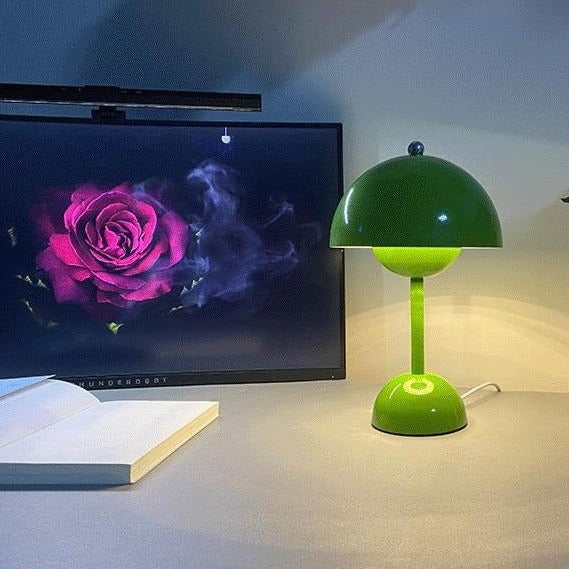 Elegant USB Rechargeable LED Table Lamp with Touch Control and Adjustable Brightness