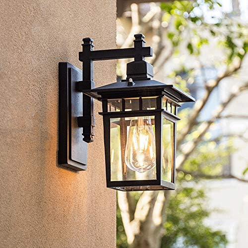 Elegant Waterproof Outdoor Wall Lamp with Adjustable Head – Durable Metal Design