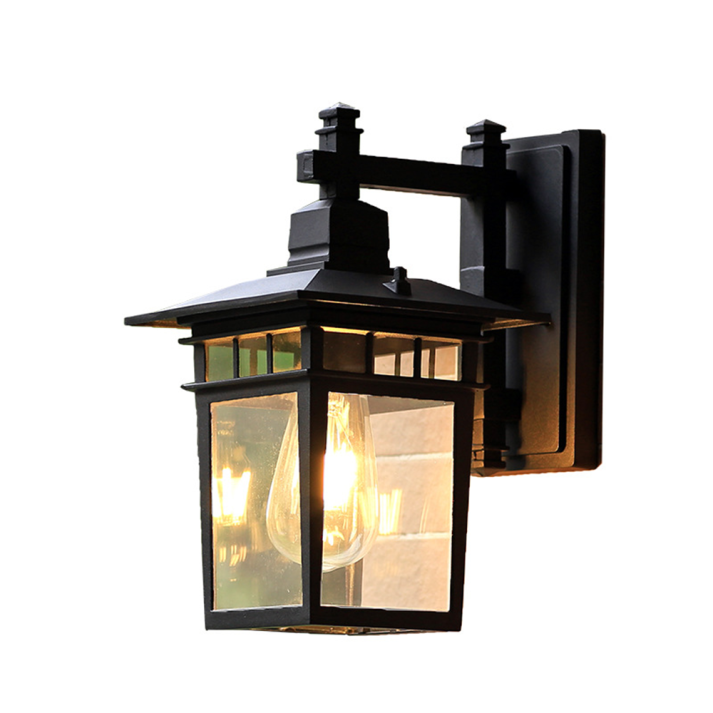 Elegant Waterproof Outdoor Wall Lamp with Adjustable Head – Durable Metal Design