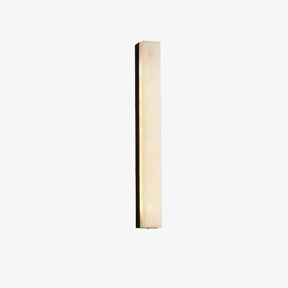 Terra Linear Brass Alabaster Wall Lamp