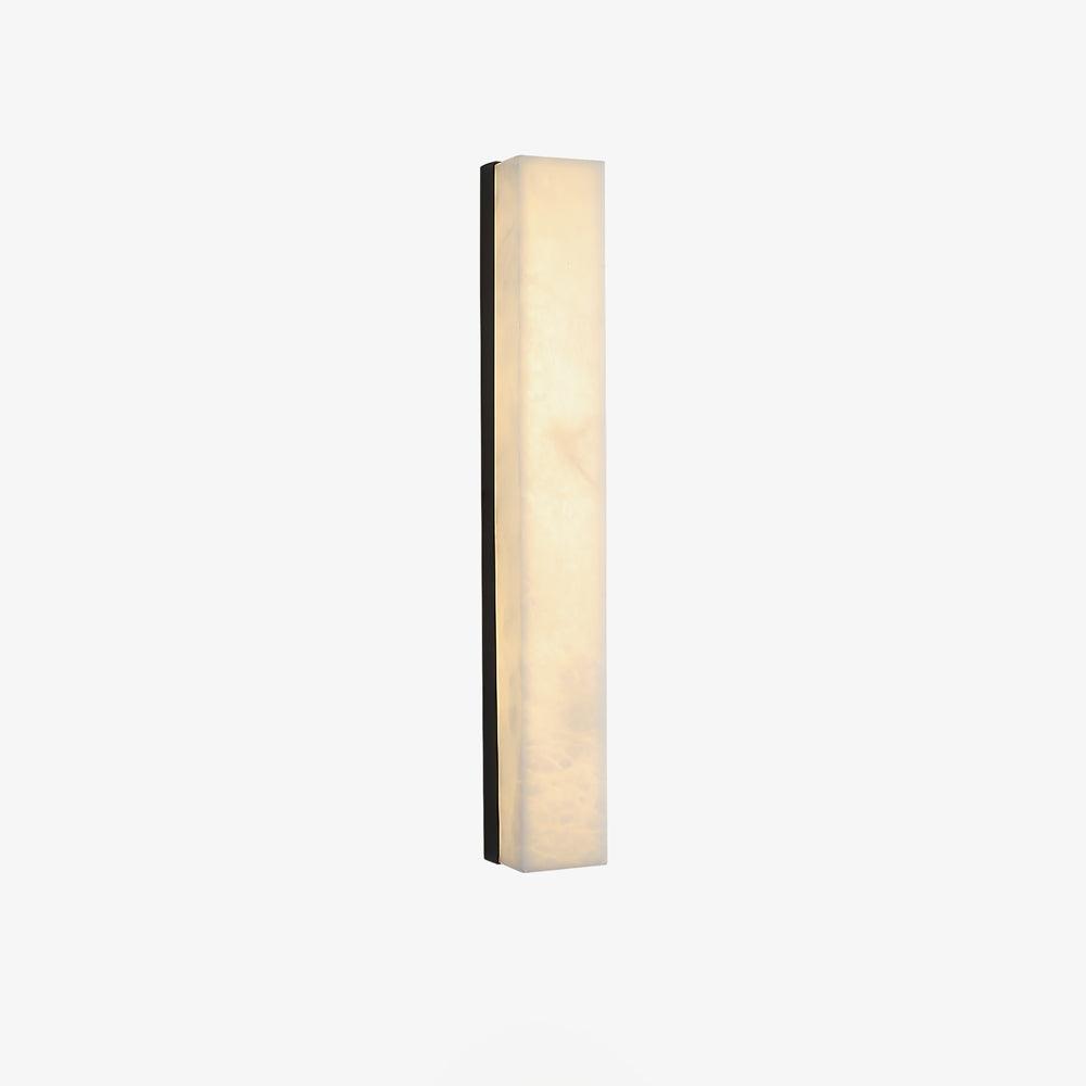 Terra Linear Brass Alabaster Wall Lamp