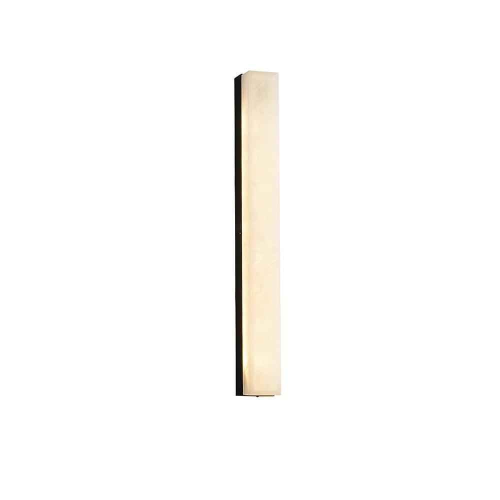Terra Linear Brass Alabaster Wall Lamp