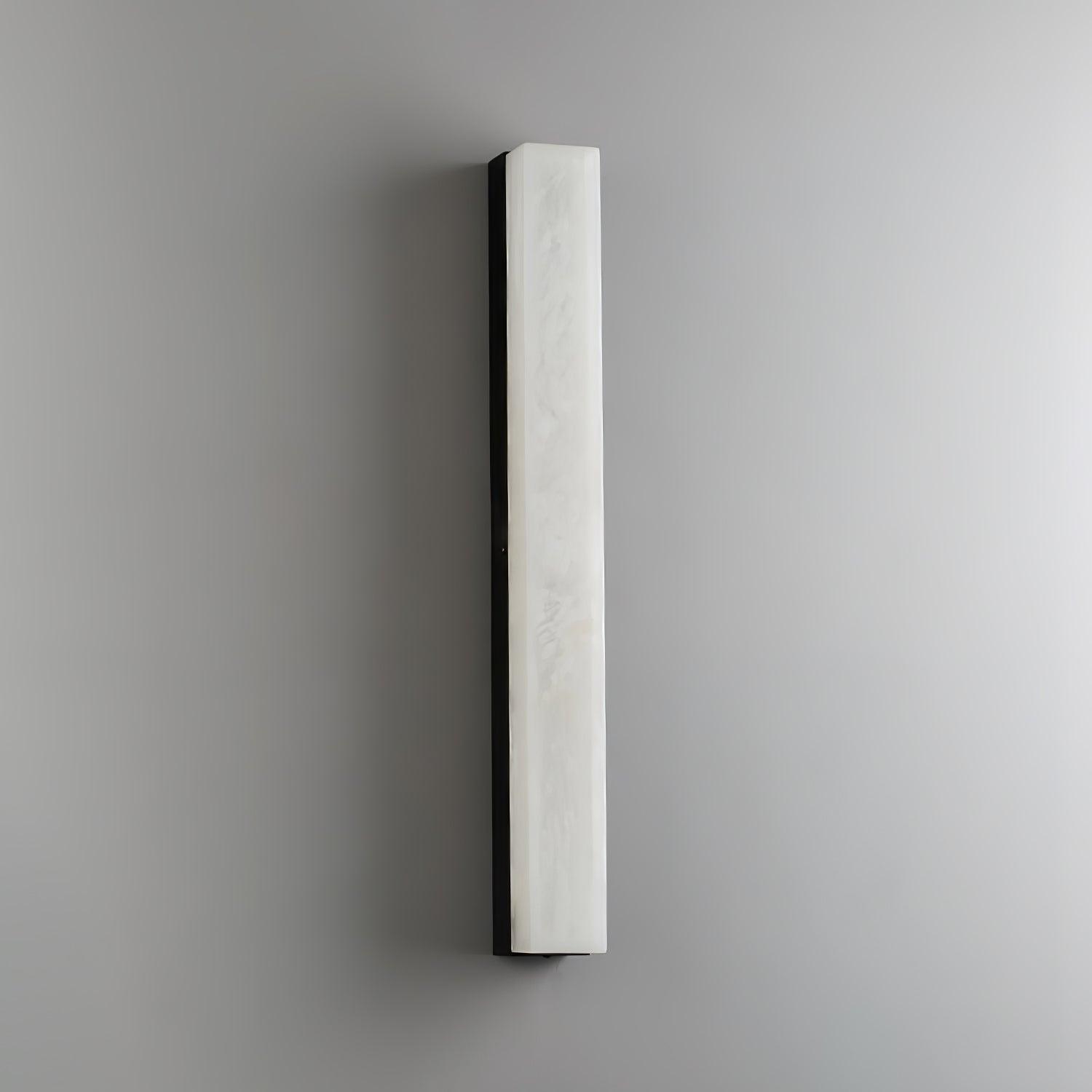 Terra Linear Brass Alabaster Wall Lamp