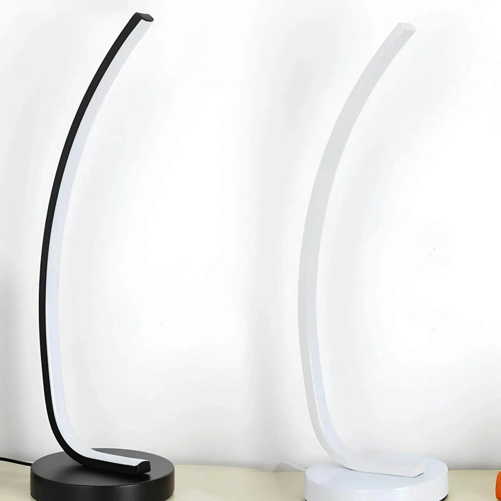 Flexible LED Table Lamp with Adjustable Gooseneck – Modern Minimalist Desk and Bedside Table Lighting