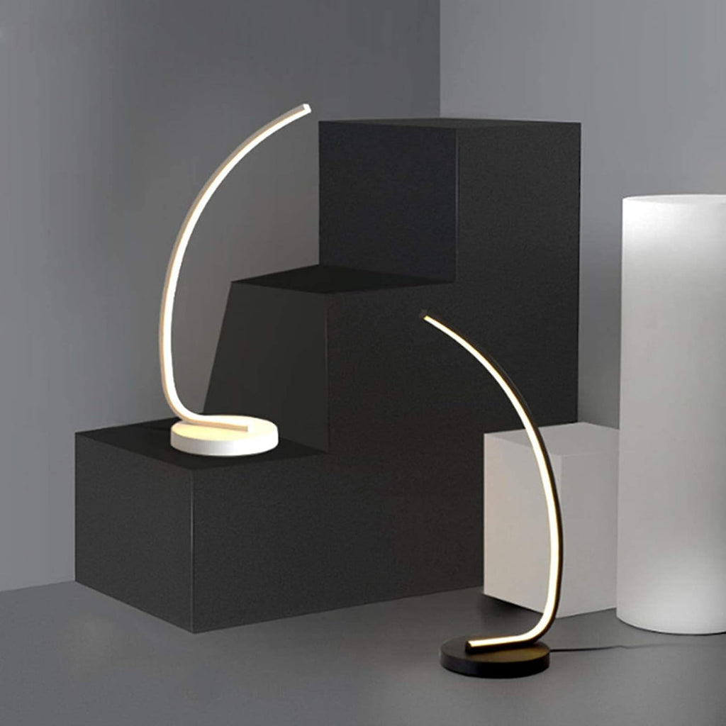 Flexible LED Table Lamp with Adjustable Gooseneck – Modern Minimalist Desk and Bedside Table Lighting