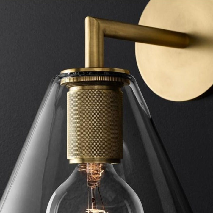 Armed Retro Brass Series - Wall Sconce