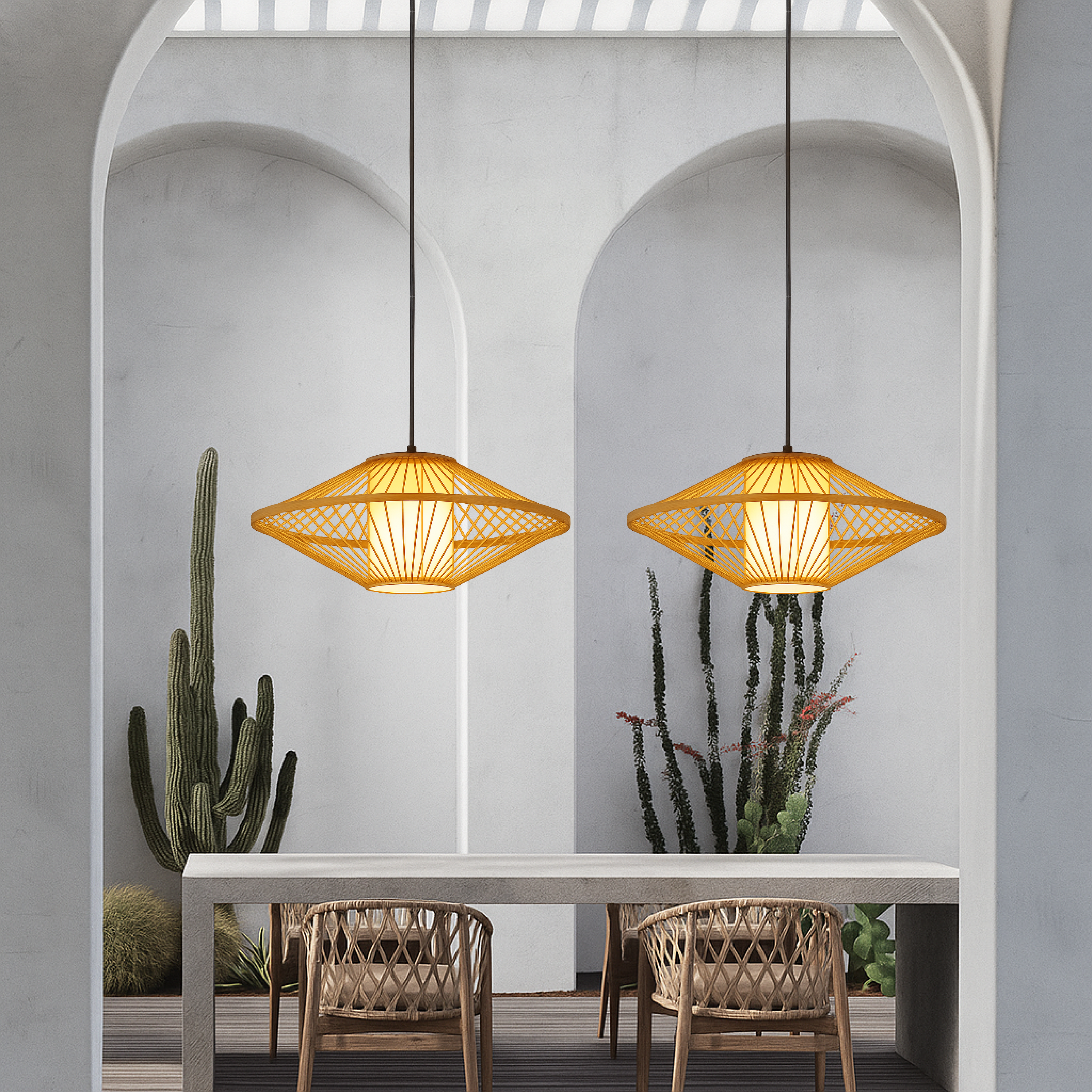 Elegant Natural Lamp for Home