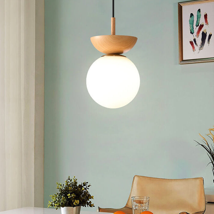 Japanese Pendant Ceiling Light with Adjustable LED Colors – Modern Aesthetic for Home Decor