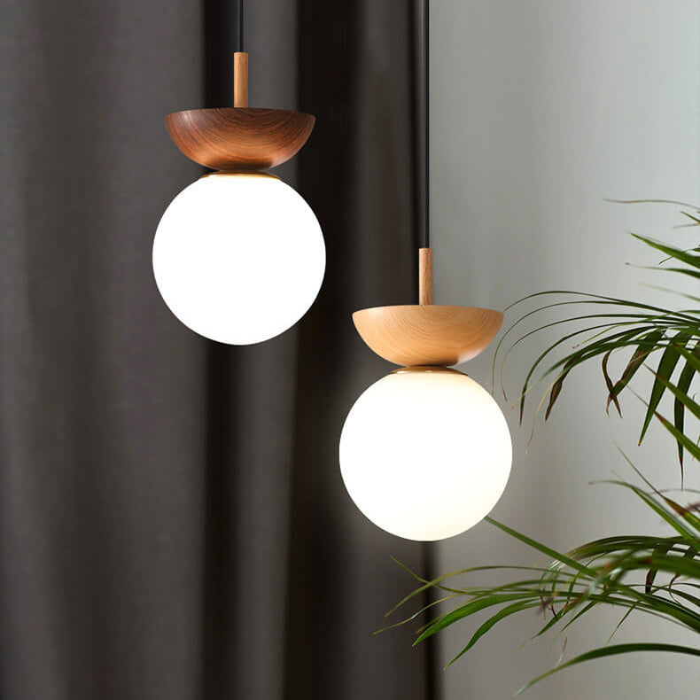 Japanese Pendant Ceiling Light with Adjustable LED Colors – Modern Aesthetic for Home Decor