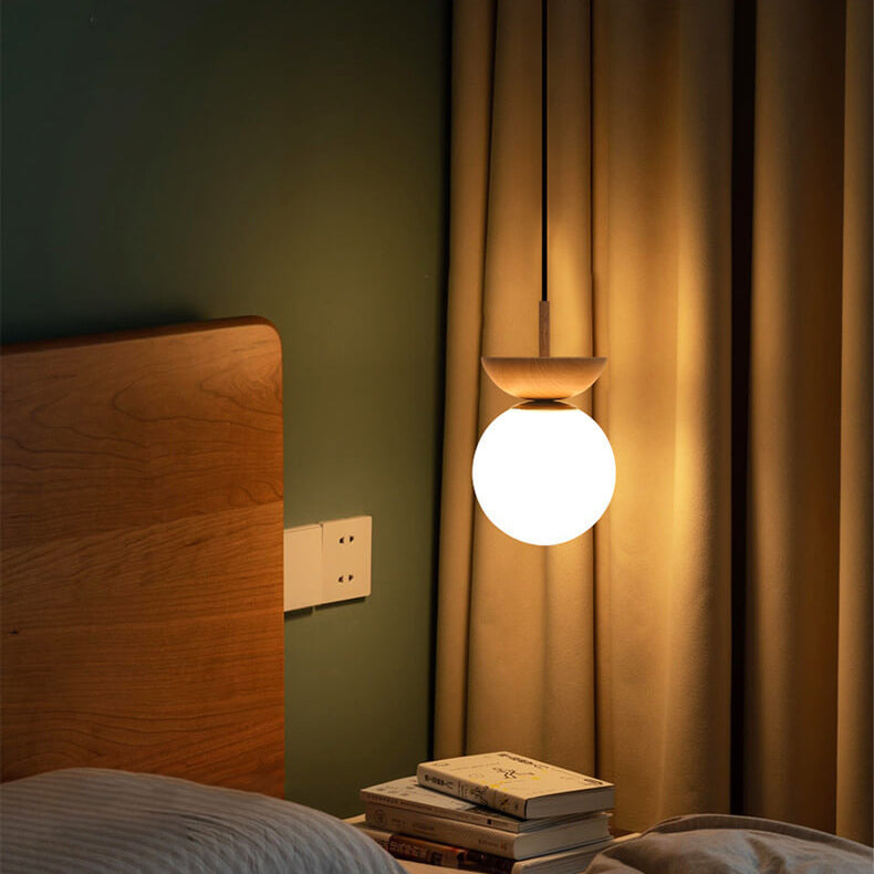 Japanese Pendant Ceiling Light with Adjustable LED Colors – Modern Aesthetic for Home Decor