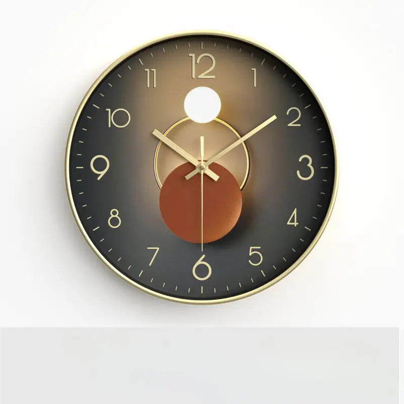 Large Modern Wall Clock with Silent Quartz Movement – Elegant Design for Kitchen and Living Spaces