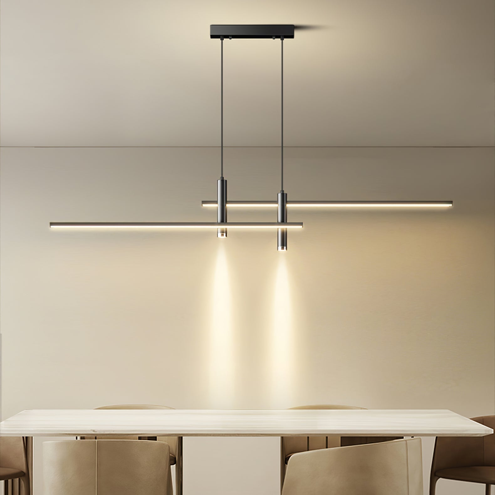 Pria Pendant Light Modern Linear Dining Room