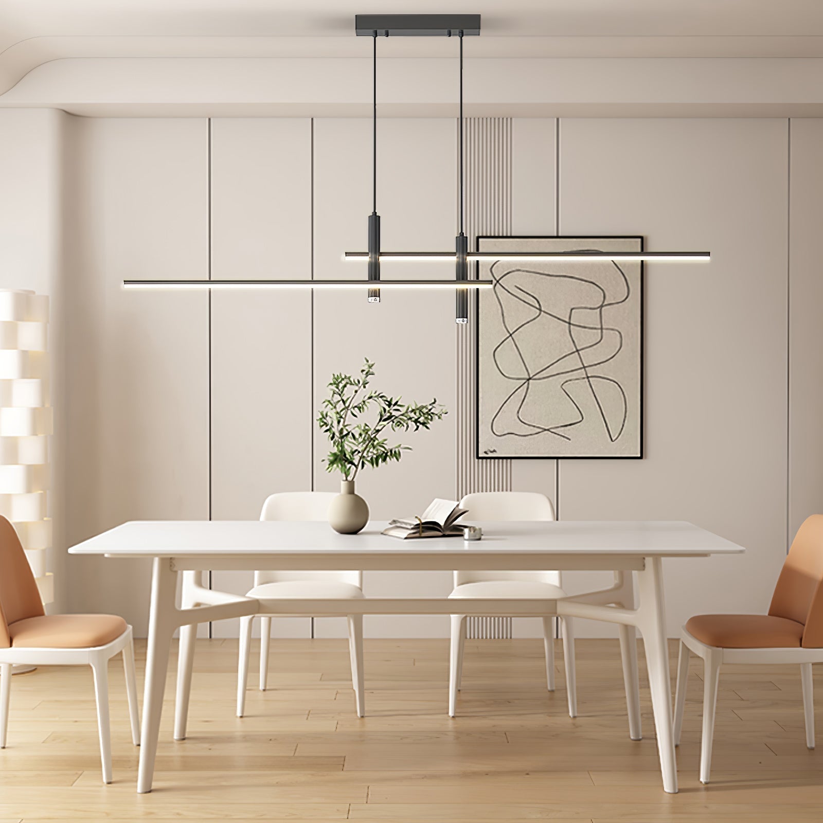 Pria Pendant Light Modern Linear Dining Room