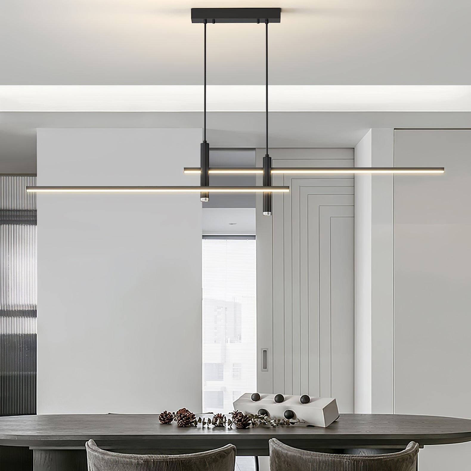 Pria Pendant Light Modern Linear Dining Room