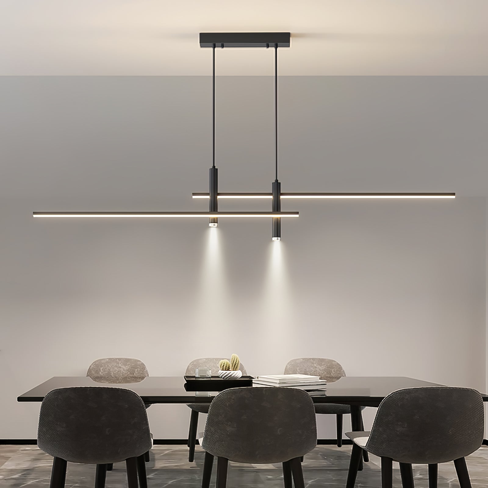 Pria Pendant Light Modern Linear Dining Room