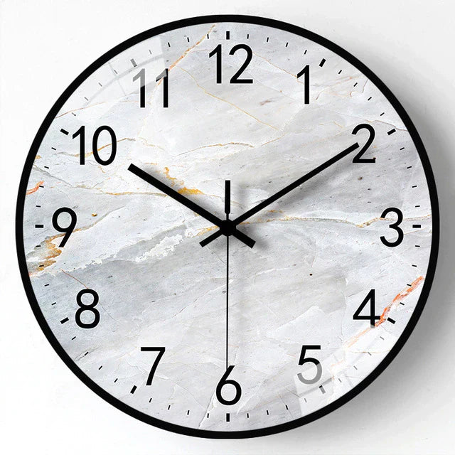 Modern Eco-Friendly Silent Wall Clock - Minimalist Design for Serene Home Décor