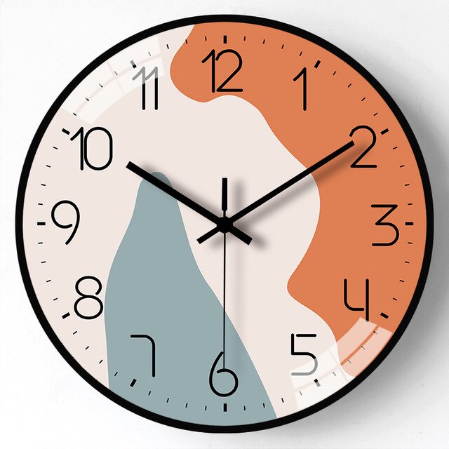 Modern Eco-Friendly Silent Wall Clock - Minimalist Design for Serene Home Décor