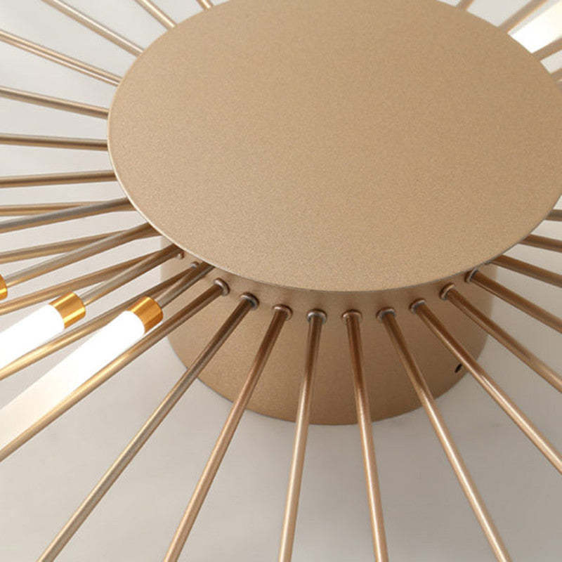 Modern Fireworks Ceiling Chandelier for Living Room – Stylish Metal Light Fixture