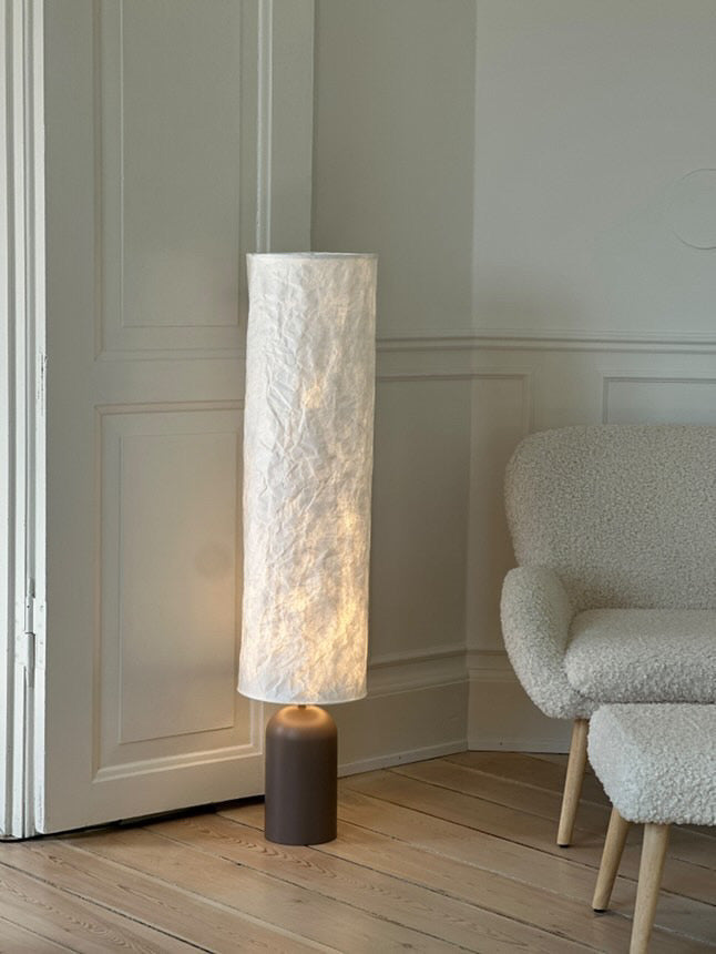 Modern Floor Lamp with Durable Tyvek Shade and Stylish Metal Base – Perfect Standing Lamp for Living Room and Cozy Reading Corners