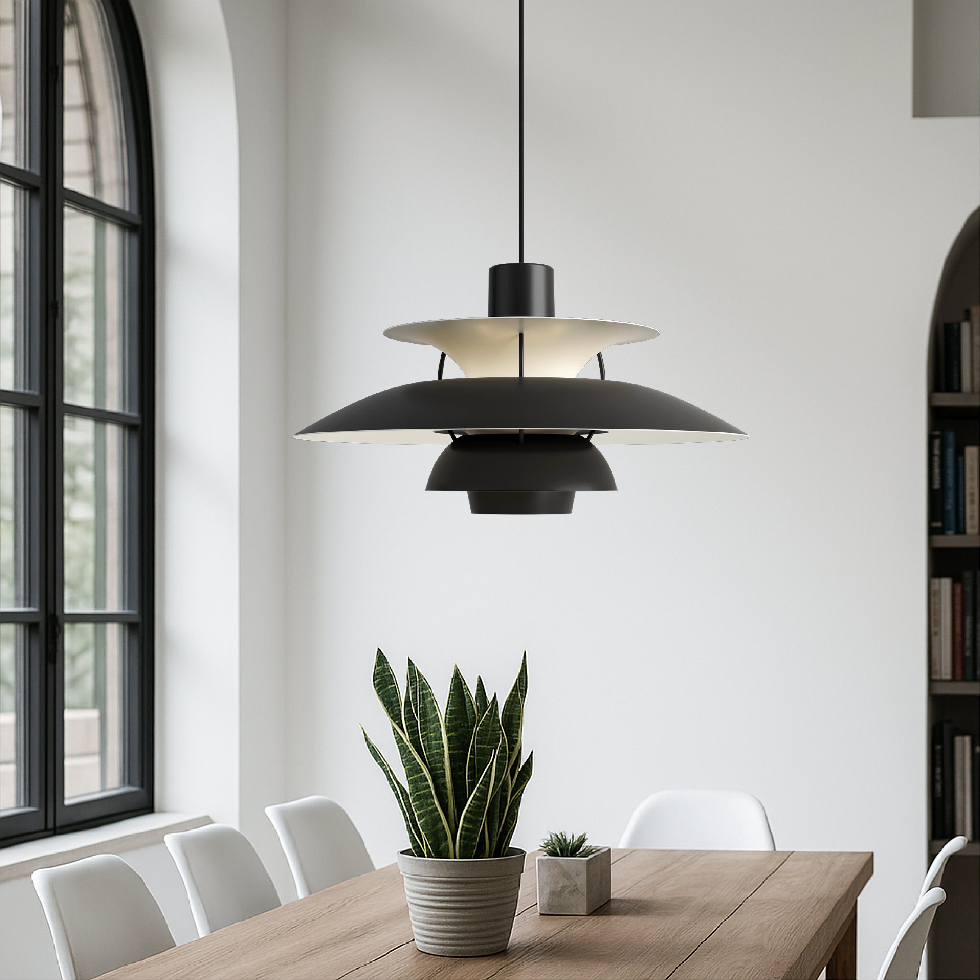Elegant Aluminum Pendant Lamp