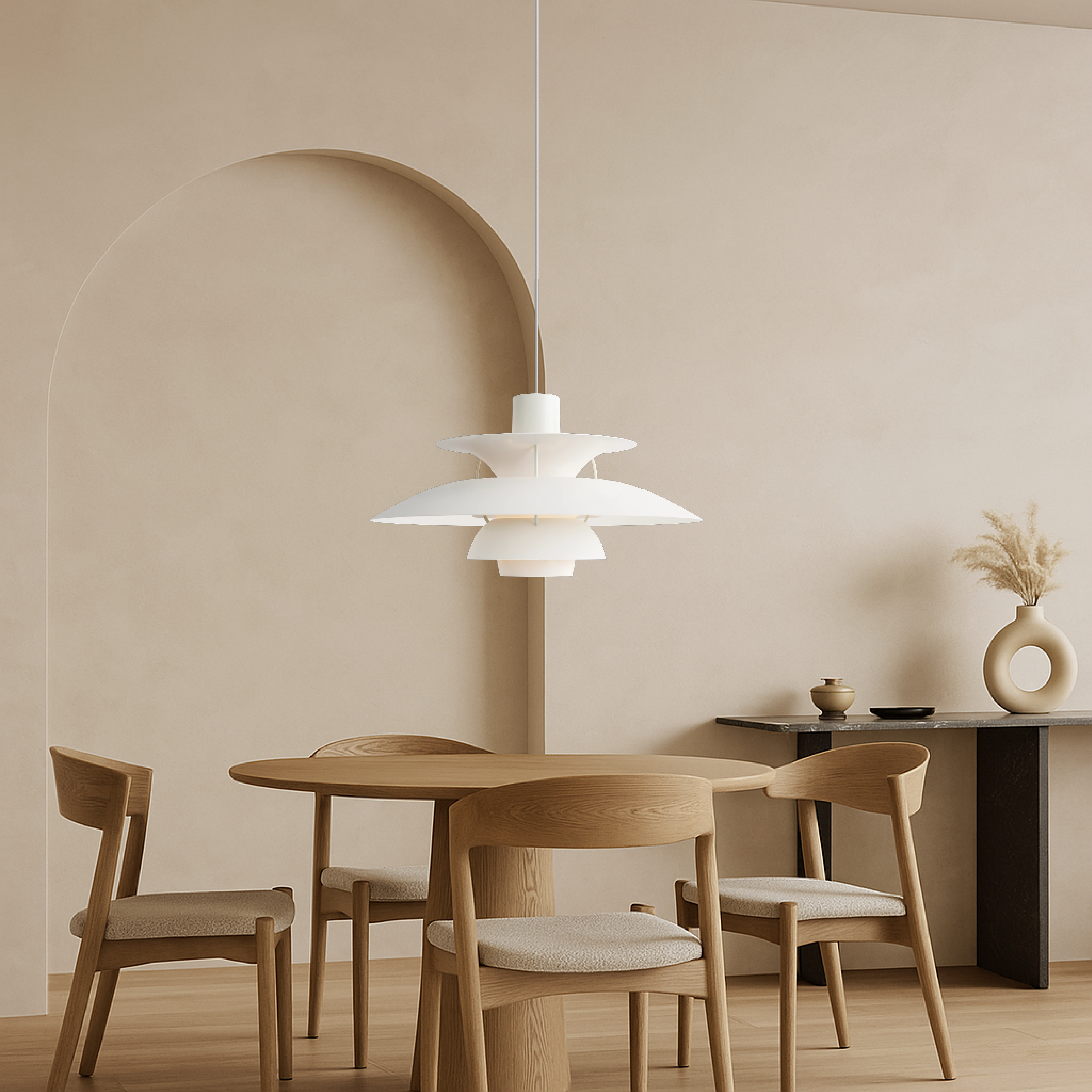 Elegant Aluminum Pendant Lamp