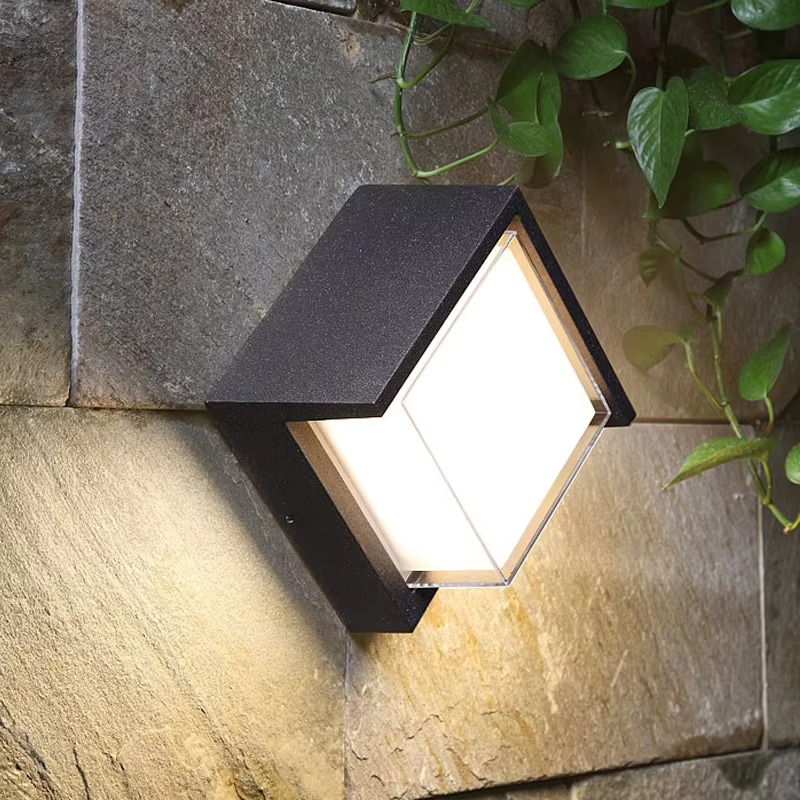 Motion Sensor Outdoor Wall Lamp with Waterproof Design and Energy Efficient LED Lighting