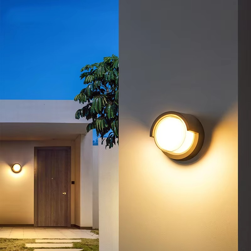 Motion Sensor Outdoor Wall Lamp with Waterproof Design and Energy Efficient LED Lighting
