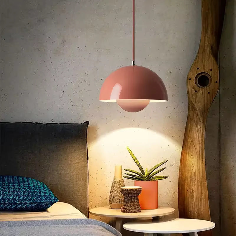 Multicolored Pendant Light with Adjustable Brightness – Modern Metal Design for Kitchen, Dining, and Bedroom
