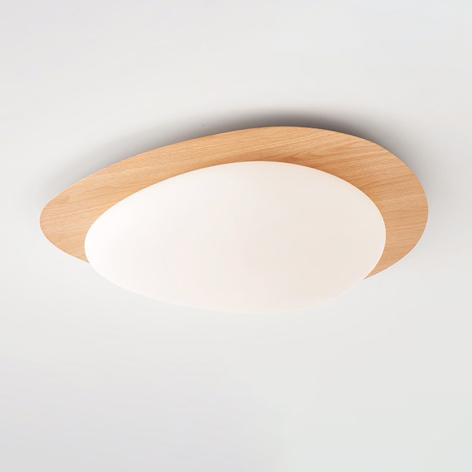 Quizz Pebble Walnut Ceiling Light