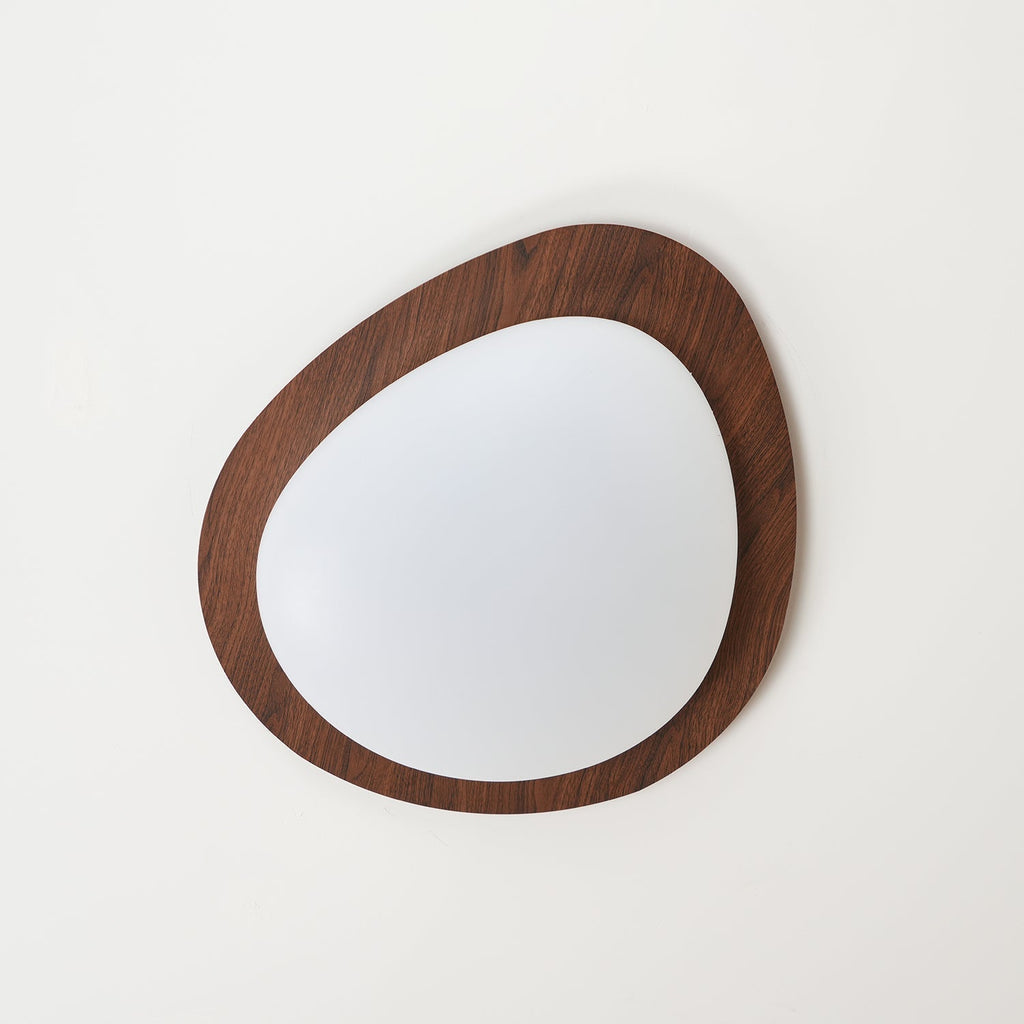 Quizz Pebble Walnut Ceiling Light