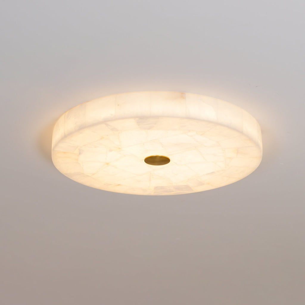 Digg Round Alabaster Ceiling Lamp