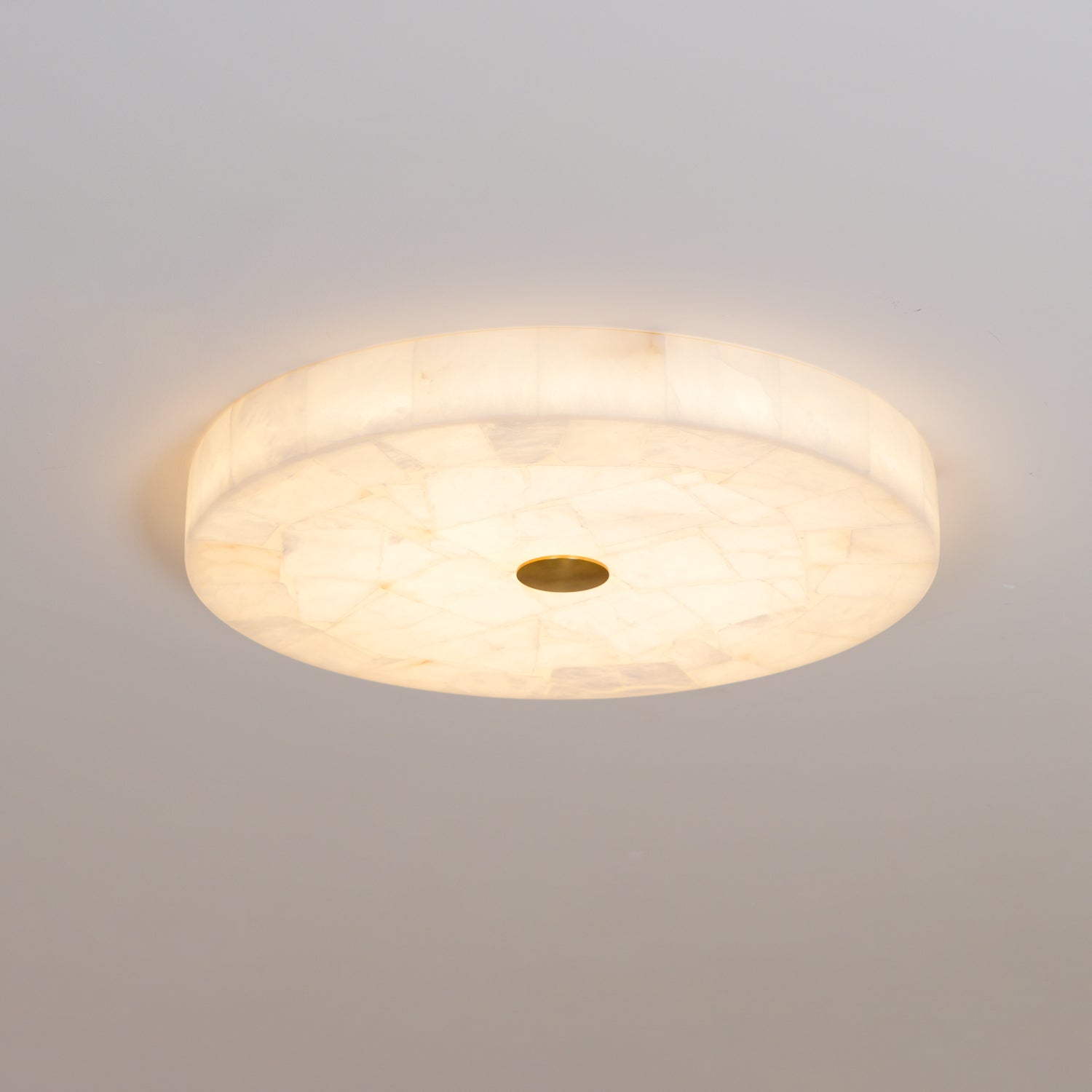 Digg Round Alabaster Ceiling Lamp