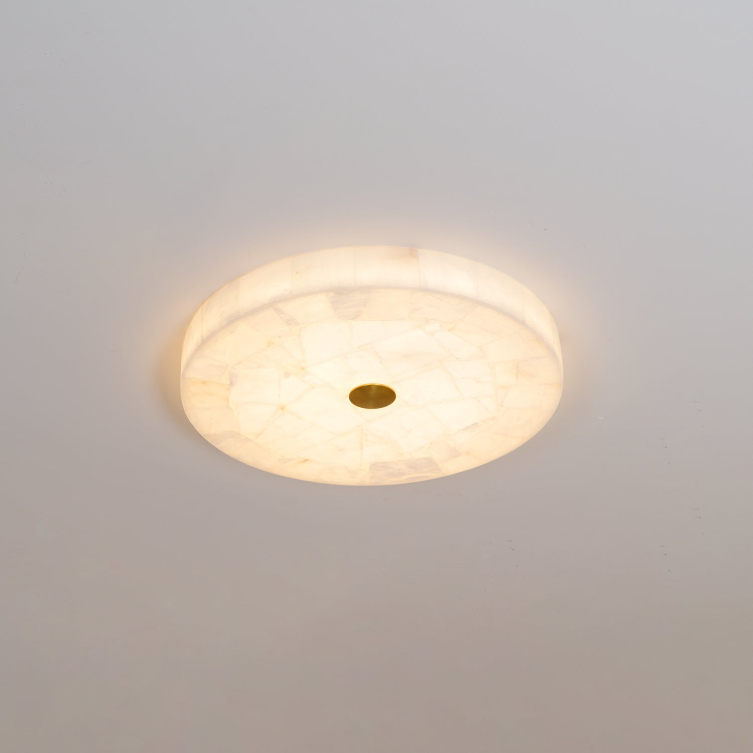 Digg Round Alabaster Ceiling Lamp