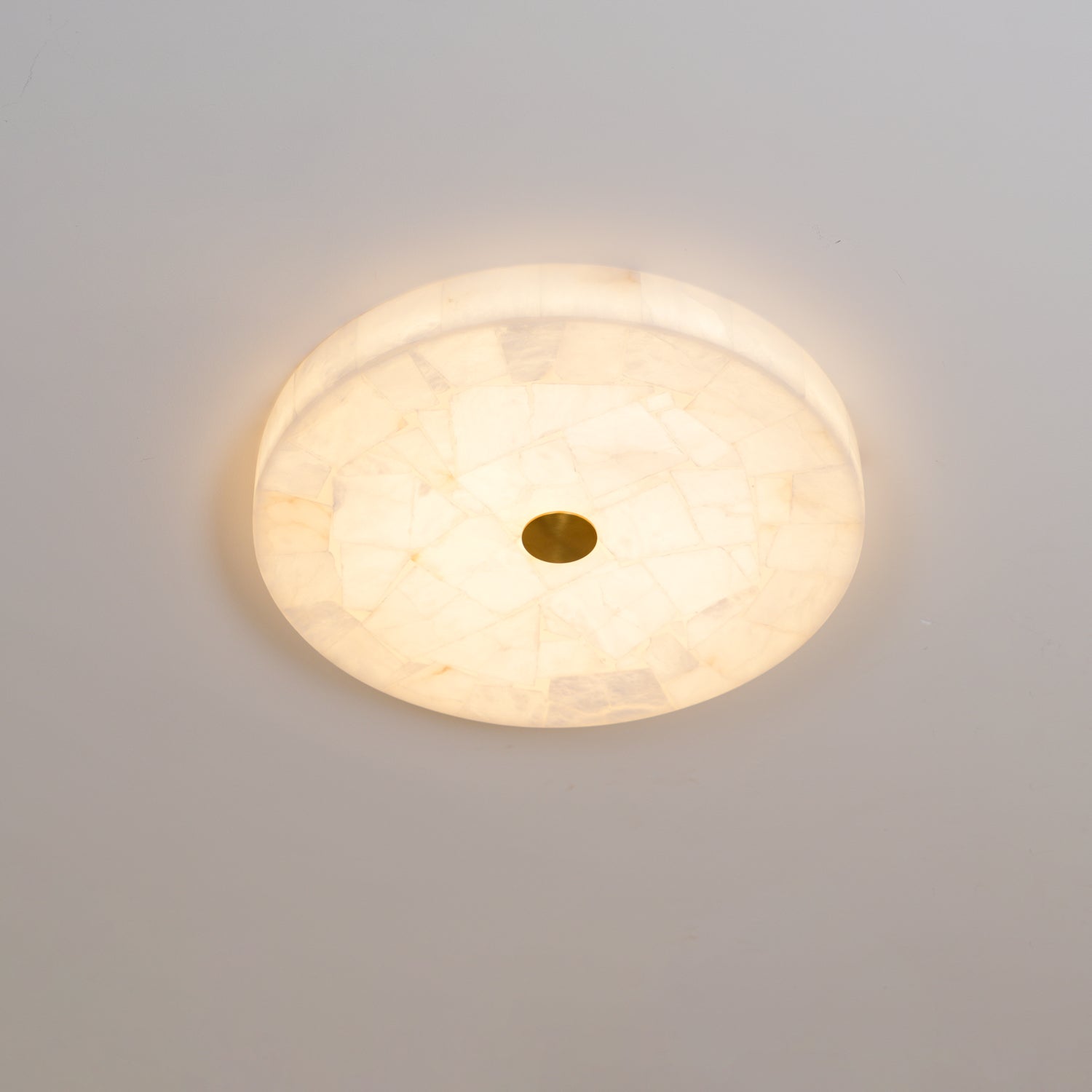 Digg Round Alabaster Ceiling Lamp