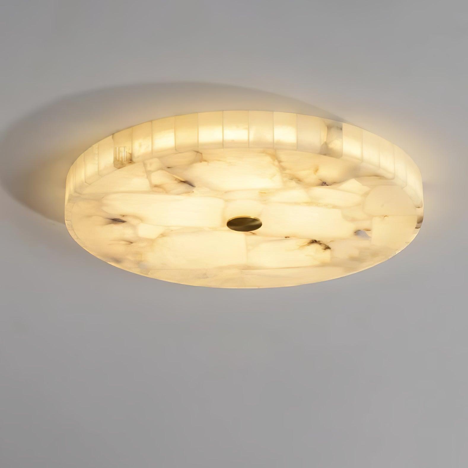 Digg Round Alabaster Ceiling Lamp