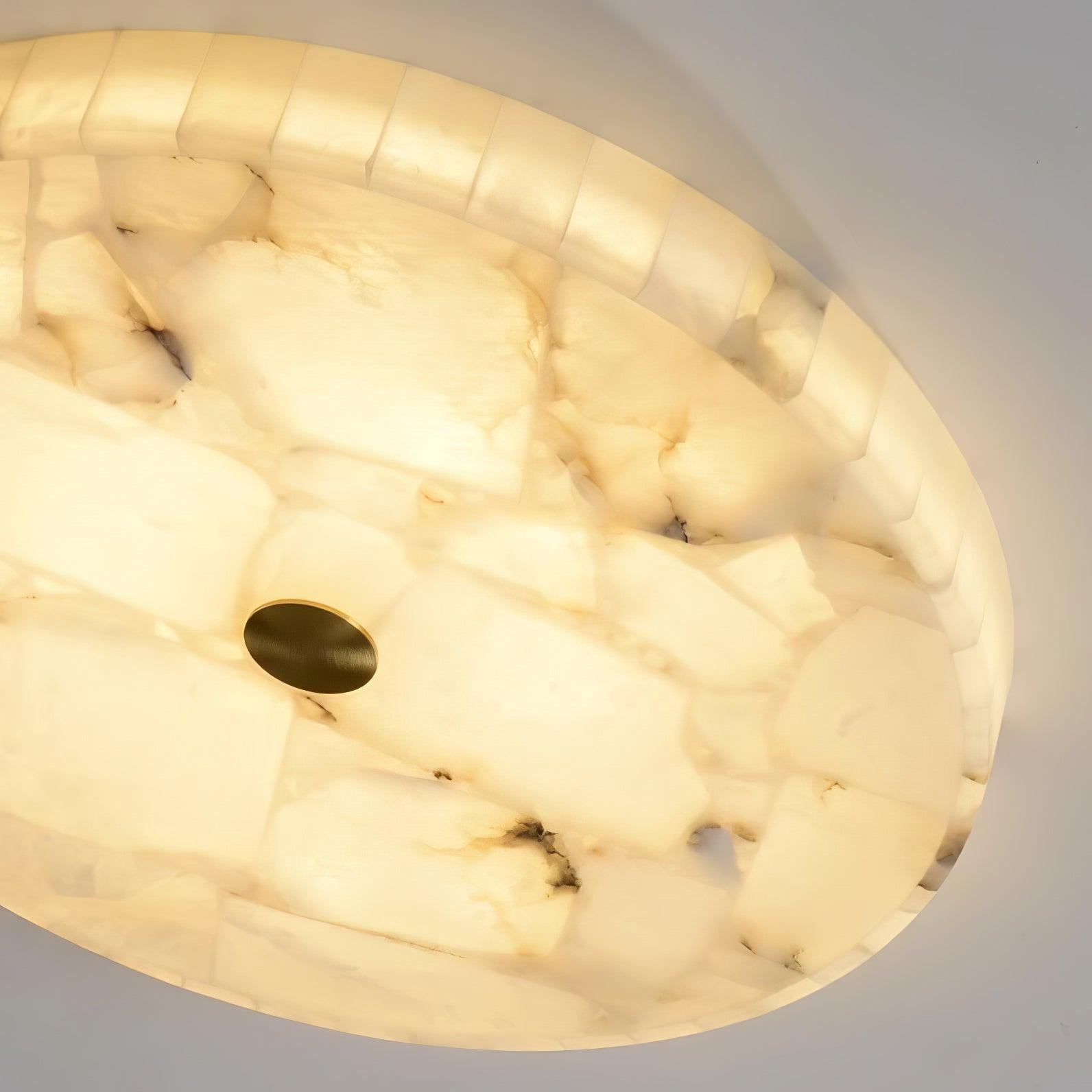 Digg Round Alabaster Ceiling Lamp