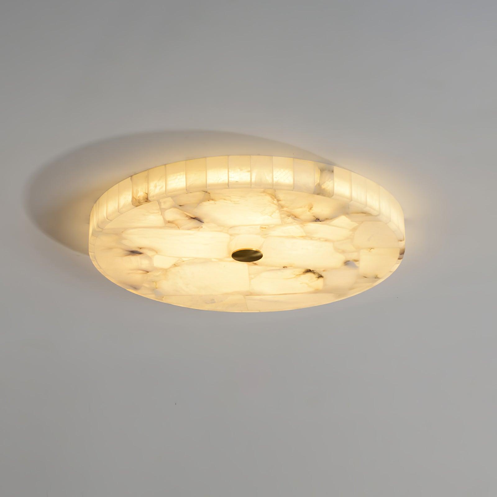 Digg Round Alabaster Ceiling Lamp